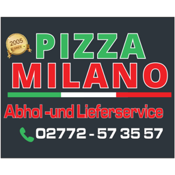 Pizza Milano Herborn logo.